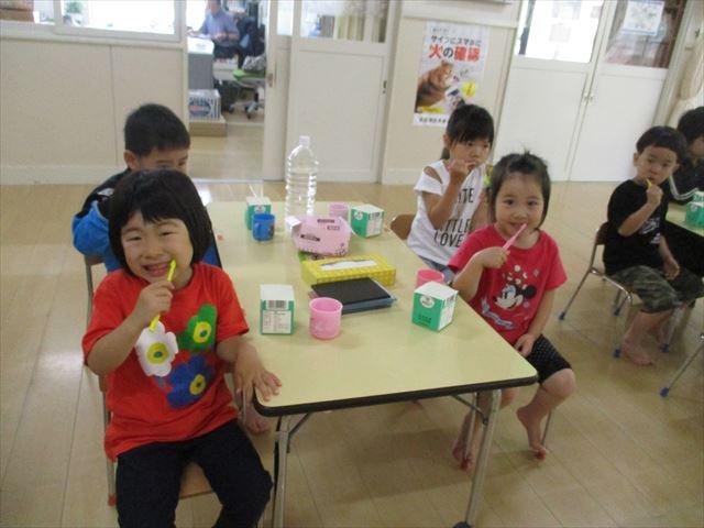 保育園 歯磨き 指導 カラーパネルシアター虫歯予防（ムッシバンをやっつけろ）★歯みがき指導に【保健活動/栄養指導】